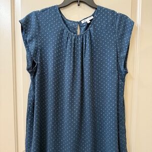 DR2 Women's size 2x sleeveless slate blue blouse